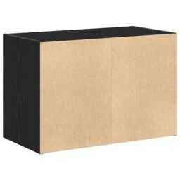 Berkfield Home Cabinet with 2 Drawers Black Oak 60x31x40 cm Engineered Wood - Size: 60 x 31 x 40 cm - thumbnail 7