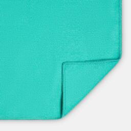 OHS Plain Microfibre Quick Dry Beach Towel Bathroom in Turquoise - thumbnail 5