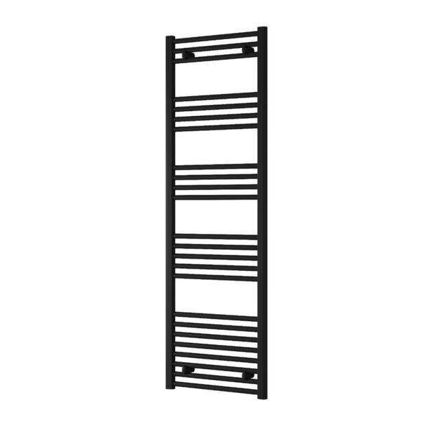 Bathroom Kingdom Capo Electric Black Straight Heated Towel Rail 1600x500 - image 1