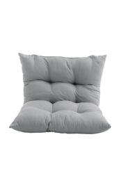 Living and Home 120*80cm Solid Colour Garden Seat Cushion in Grey - thumbnail 2