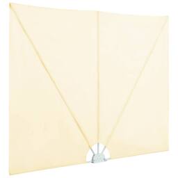 Berkfield Home Collapsible Terrace Side Awning Cream 240x160 cm in Beige - thumbnail 5