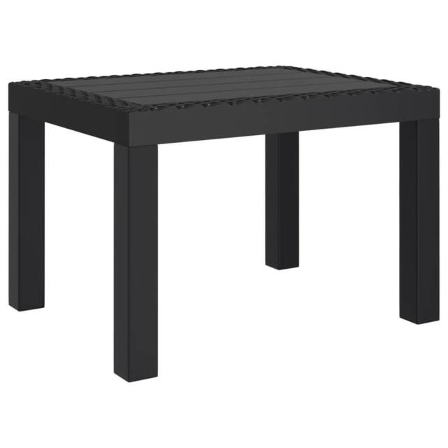 Berkfield Home Garden Table Anthracite 59x47x40 cm PP in Black - Size: 59 x 47 x 40 cm - image 1