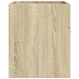 Berkfield Home Sink Cabinet Sonoma Oak 80x38.5x46 cm Engineered Wood in Brown - thumbnail 5