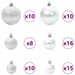 Berkfield Home Artificial Hinged Christmas Tree Green 300 cm PVC & Metal - thumbnail 7