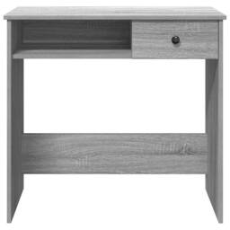 Berkfield Home Desk Grey Sonoma 80x40x75 cm Engineered Wood - Size: 80 x 40 x 75 cm - thumbnail 5