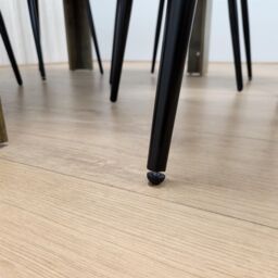 KOSY KOALA Dining Set of 4 Dining Table with 4 Green Velvet Chairs - Dining Room Furniture in Brown - thumbnail 3