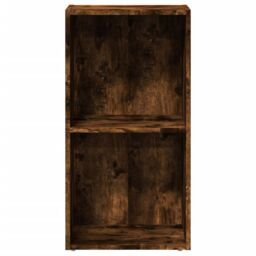 Berkfield Home Bookcase Smoked Oak 40x30x77 cm Engineered Wood in Brown - Size: 40 x 30 x 77 cm - thumbnail 4