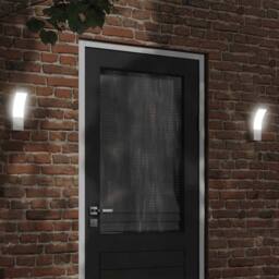 Berkfield Home Outdoor LED Wall Lights 2pcs White Die-cast Aluminium - thumbnail 2