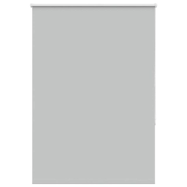 Berkfield Home Roller Blind Blackout Light Grey 100x130 cm Fabric Width 95.7 cm Polyester - image 1