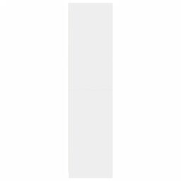 Berkfield Home Wardrobe White 100x50x200 cm Engineered Wood - Size: 100 x 50 x 200 cm - thumbnail 5