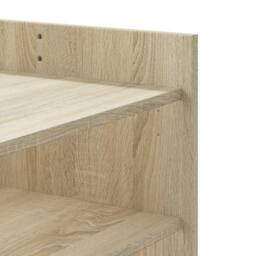 Berkfield Home Durable Coffee Table Sonoma Oak 100x50x50 cm Engineered Wood in Light Oak - Size: 100 x 50 x 50 cm - thumbnail 8
