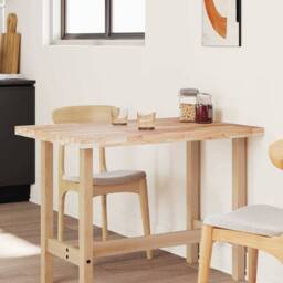 Berkfield Home Table Top Rectangular 100x80x4 cm Solid Wood Acacia in Brown - Size: 100 x 80 x 4 cm - thumbnail 4