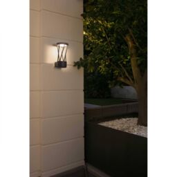 Netlighting Twist Outdoor Led Dark Grey Wall Light 10W 3000K IP65 - thumbnail 2