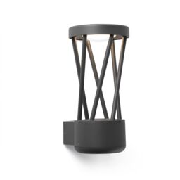 Netlighting Twist Outdoor Led Dark Grey Wall Light 10W 3000K IP65
