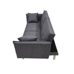 Outdoor Living Finnley Two Seat Grey Sofa Bed - Grey - thumbnail 5