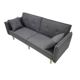 Outdoor Living Finnley Two Seat Grey Sofa Bed - Grey - thumbnail 4