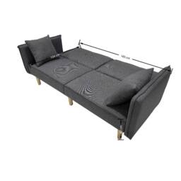 Outdoor Living Finnley Two Seat Grey Sofa Bed - Grey - thumbnail 9