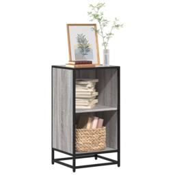 Berkfield Home Book Cabinet Grey Sonoma 40x35x76 cm Engineered Wood - Size: 40 x 35 x 76 cm - thumbnail 2