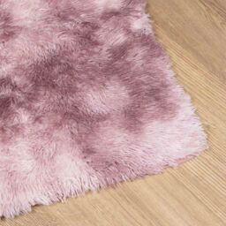 Berkfield Home Shaggy Rug High Pile NAVARRA Dusty Pink 130x200 cm Polyester - Size: Medium - thumbnail 4