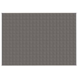 Berkfield Home Weighted Blanket Grey 155x220 cm 7 kg Fabric - thumbnail 3