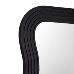 Home Garden Direct Paola Wavy Mirror Full Length 70x180cm in Black - Size: 70x180 cm - thumbnail 6