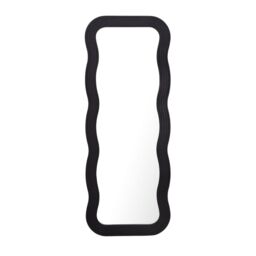 Home Garden Direct Paola Wavy Mirror Full Length 70x180cm in Black - Size: 70x180 cm - thumbnail 4
