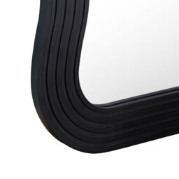 Home Garden Direct Paola Wavy Mirror Full Length 70x180cm in Black - Size: 70x180 cm - thumbnail 5