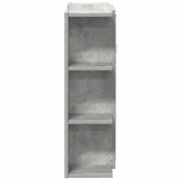 Berkfield Home Bathroom Mirror Cabinet Concrete Grey 80x20.5x64 cm Engineered Wood - thumbnail 5