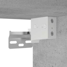 Berkfield Home Bathroom Mirror Cabinet Concrete Grey 80x20.5x64 cm Engineered Wood - thumbnail 9