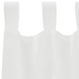 Berkfield Home Voile Curtains with Loops 2 pcs White 140x175 cm - thumbnail 5