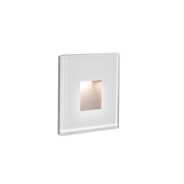 Netlighting Dart Outdoor Recessed Wall Lamp Matt White 3000K IP65 - image 1