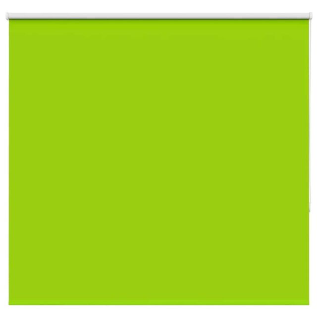Berkfield Home Roller Blind Blackout Leaves Green 155x150 cm Fabric Width 151.6 cm Polyester - image 1