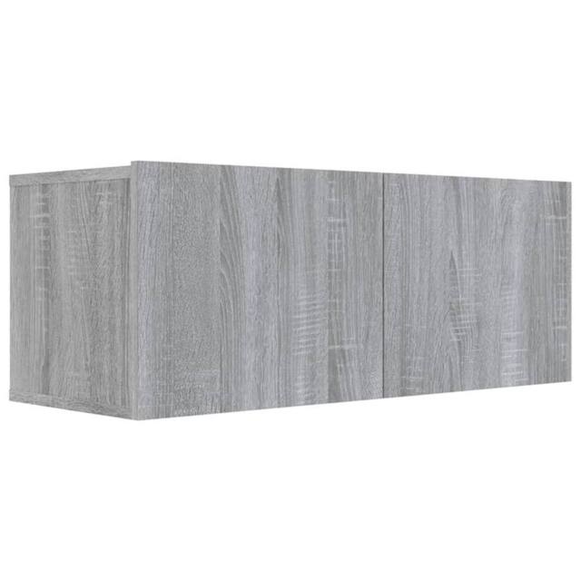 Berkfield Home Classic 4 Piece TV Cabinet Set Grey Sonoma Engineered Wood - image 1