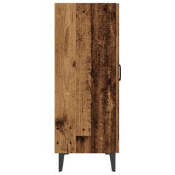 Berkfield Home Sideboard Old Wood 70x34x90 cm Engineered Wood in Brown - Size: 70 x 34 x 90 cm - thumbnail 7
