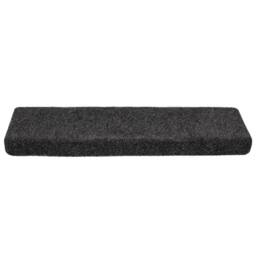 Berkfield Home Stair Mats 10 pcs Grey 65x21x4 cm Needle Punch - Size: Medium - thumbnail 4