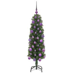 Berkfield Home Stunning Artificial Christmas Tree with 150 LEDs with Stand Green - thumbnail 7