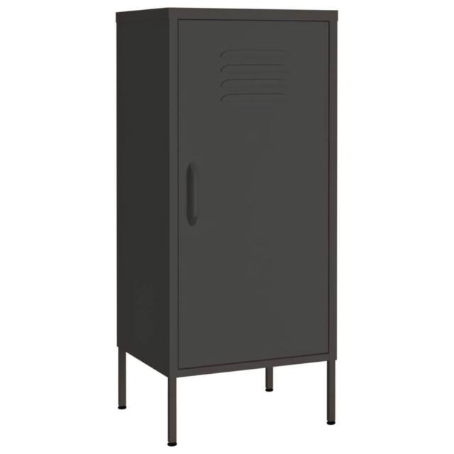 Berkfield Home Storage Cabinet Anthracite 42.5x35x101.5 cm Steel in Dark Grey - image 1