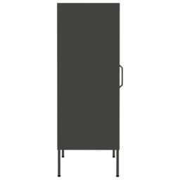 Berkfield Home Storage Cabinet Anthracite 42.5x35x101.5 cm Steel in Dark Grey - thumbnail 4