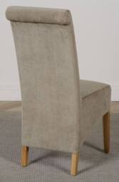Thats Furniture Richmond 140-220cm Oak Extending Dining Table + 8 Montana Fabric Chairs in Grey - thumbnail 7