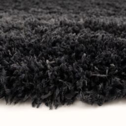Kukoon Graphite Super Soft Shaggy Rug in Charcoal - Size: 60 cm x 240 cm - thumbnail 2