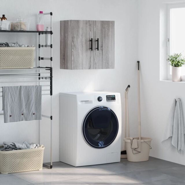 Berkfield Home Wall Cabinet Grey Sonoma 60x31x60 cm Engineered Wood - Size: 60 x 31 x 60 cm - image 1