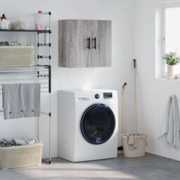 Berkfield Home Wall Cabinet Grey Sonoma 60x31x60 cm Engineered Wood - Size: 60 x 31 x 60 cm - thumbnail 1