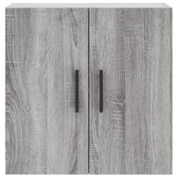 Berkfield Home Wall Cabinet Grey Sonoma 60x31x60 cm Engineered Wood - Size: 60 x 31 x 60 cm - thumbnail 5
