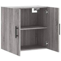 Berkfield Home Wall Cabinet Grey Sonoma 60x31x60 cm Engineered Wood - Size: 60 x 31 x 60 cm - thumbnail 6