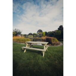 Churnet Valley Garden Furniture Ltd Picnic Table - L179.5 x W143.5 x H76 cm - Partially Assembled in Brown - thumbnail 5