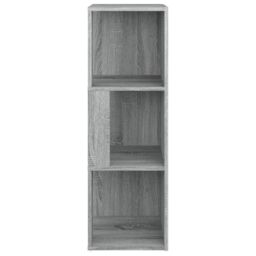 Berkfield Home Corner Cabinet Grey Sonoma 33x33x100 cm Engineered Wood - Size: 33 x 33 x 100 cm - thumbnail 5