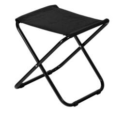 Kelvenix 2x Classic Folding Stool Lightweight Practical Foldable Design Black