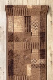 RugsX Anti-Slip Essenza Runner in Beige - Size: 100 cm x 470 cm - thumbnail 4