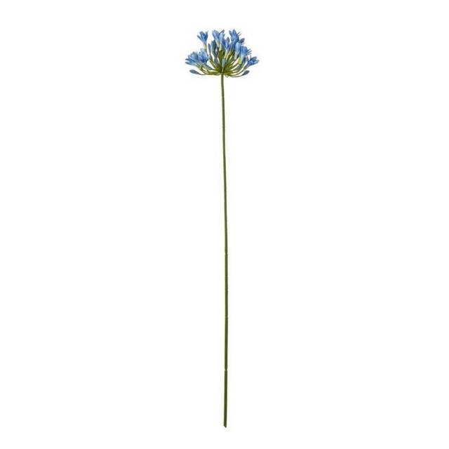 Lemon Pavilion Furniture and Decor Agapanthus (Single Stem Flower) - Plastic - L15 x W15 x H75 cm - Blue - image 1