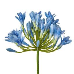 Lemon Pavilion Furniture and Decor Agapanthus (Single Stem Flower) - Plastic - L15 x W15 x H75 cm - Blue - thumbnail 2
